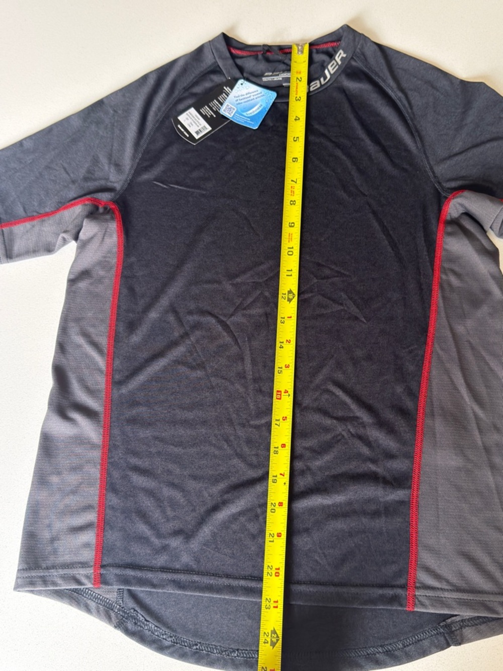 NWT Bauer Black and White Hockey Fit Youth L - Picture 7 of 9